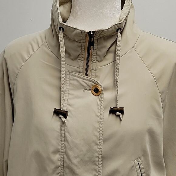 Larry Levine Microfiber Coat/Jacket Women's Size L Zip and Button Closure Nice! - Picture 2 of 13